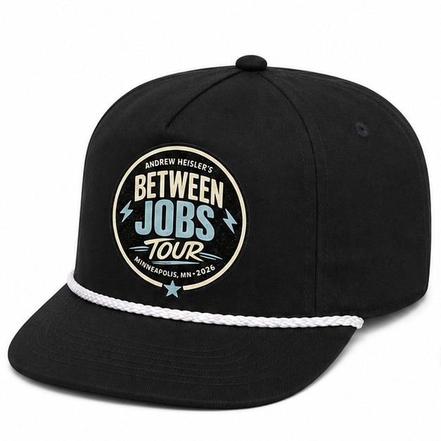 Between Jobs Tour rope hats in Black